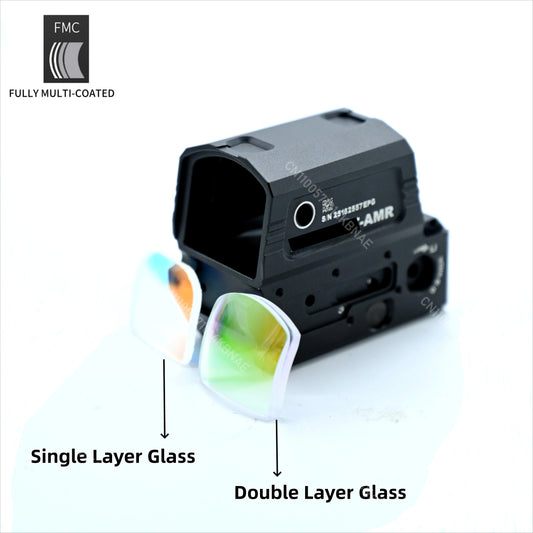 R-8T Red Dot Holographic Circle Reticle Sight Optical Reflex 3MOA&32MOA Seismic Resistant Rifle Scope with Night Vision Function