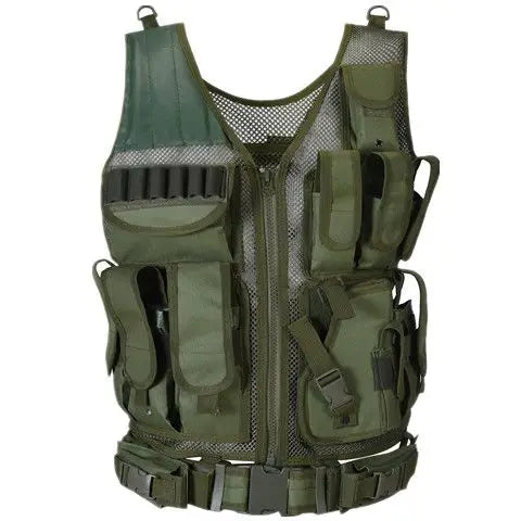 Adjustable Molle Tactical Vest Security Combat Body Armor Vests Security Hunting Army Outdoor CS Game Airsoft Training Jacket