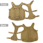 Durable Tactical Military Dog Harness Strong Nylon Pet Vest Working Dog Training Harness With 2 Bag 3 Flag For Small Large Dogs