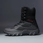 New Men High Quality Brand Leather Boots Tactical Desert Combat Boots Men's Outdoor Hiking Shoes Work Safty Ankle Boots