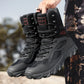 New Men High Quality Brand Leather Boots Tactical Desert Combat Boots Men's Outdoor Hiking Shoes Work Safty Ankle Boots