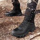 New Men High Quality Brand Leather Boots Tactical Desert Combat Boots Men's Outdoor Hiking Shoes Work Safty Ankle Boots