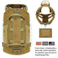 Durable Tactical Military Dog Harness Strong Nylon Pet Vest Working Dog Training Harness With 2 Bag 3 Flag For Small Large Dogs