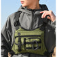 Outdoor Tactical Vest Multi-Functional Waterproof Wear-resistant Backpack Men's Tactical Chest Bag for Hunting Fishing Camping