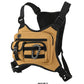Outdoor Tactical Vest Multi-Functional Waterproof Wear-resistant Backpack Men's Tactical Chest Bag for Hunting Fishing Camping