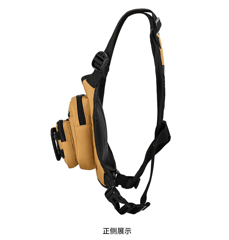 Outdoor Tactical Vest Multi-Functional Waterproof Wear-resistant Backpack Men's Tactical Chest Bag for Hunting Fishing Camping