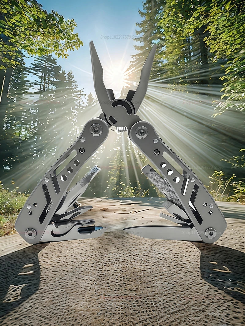 Multi-Tool Pocket Knife Pliers Folding Mini Portable Outdoor Tactical Survival Rescue Repair Tool for Camping Hiking Emergency