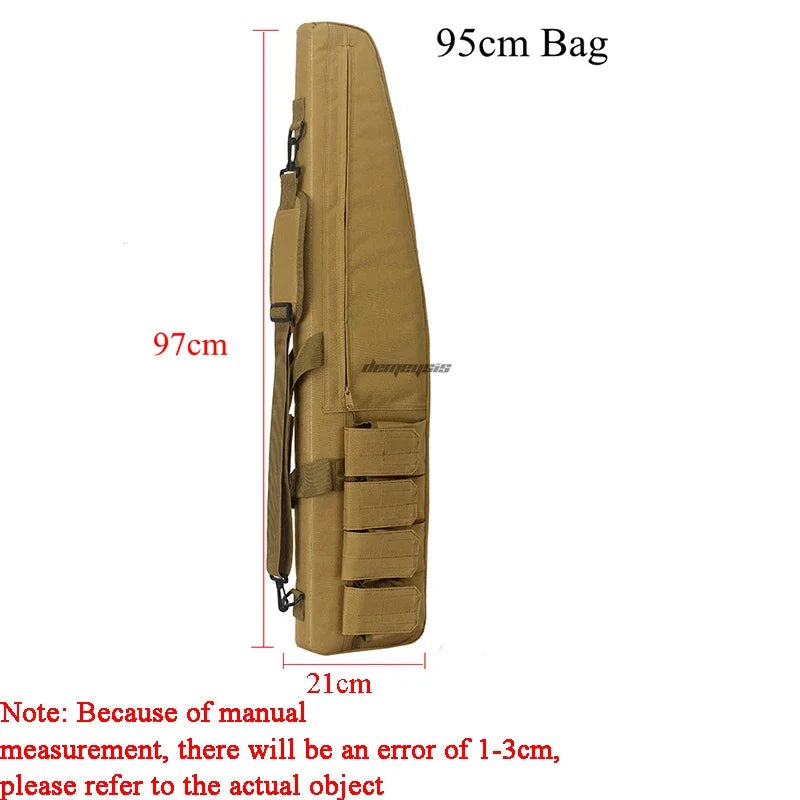 70 95 115cm Gun Bag Case Tactical Rifle Bag Backpack Sniper Carbine Airsoft Shooting Carry Shoulder Bags for Hunting Tools