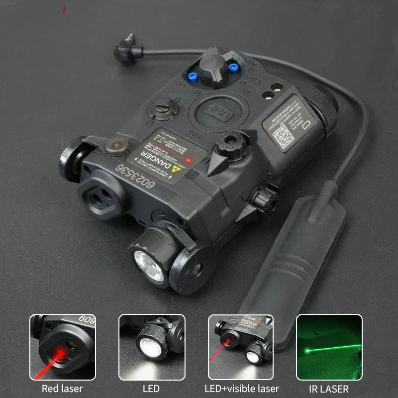 US Warehouse Tactical PEQ15 Green Red laser Airsoft PEQ-15 IR Laser OR  IR Fill Light version Aiming Pointer IR Laser Flashlight
