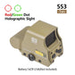 Eotech Holographic Sight Collimator G43/G33/G45 558 551 552 Red Dot Sight Optics Riser Mount 3X 5X Magnifier Airsoft 20mm Rail