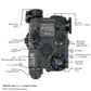 US Warehouse Tactical PEQ15 Green Red laser Airsoft PEQ-15 IR Laser OR  IR Fill Light version Aiming Pointer IR Laser Flashlight