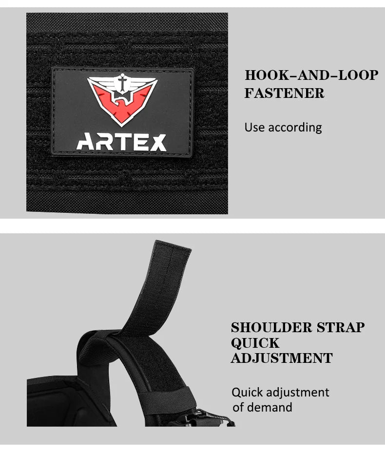 Artex New combat vest 6094 quick detachable light laser cut tactical vest black gear to carry airsoft carrier combat equipment