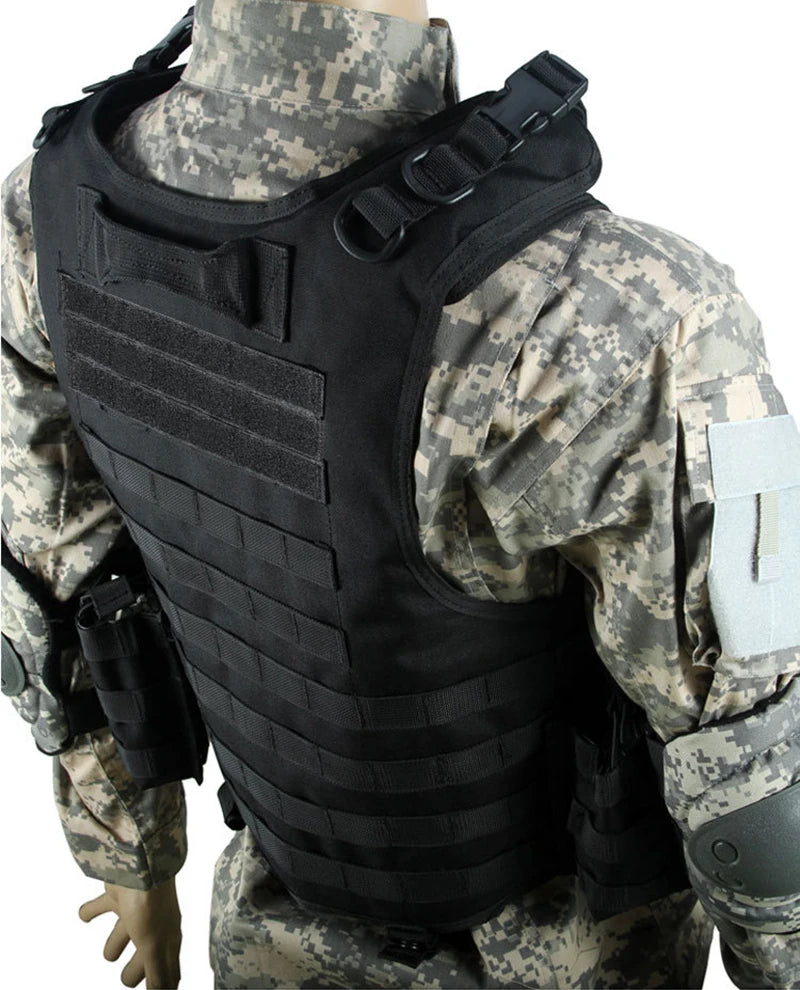 Military tactics Vest Flat Vehicle Swat Fishing and Hunting Equipment Military Army Armored Police Vest CS Painted Bullet Vest