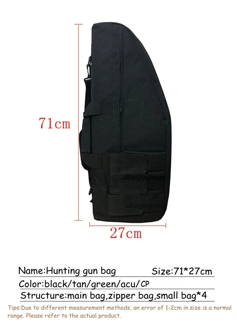 70 95 115cm Gun Bag Case Tactical Rifle Bag Backpack Sniper Carbine Airsoft Shooting Carry Shoulder Bags for Hunting Tools