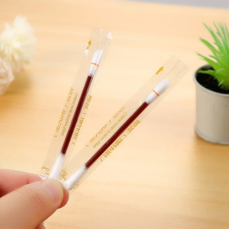 Iodophor Alcohol Disinfects Cotton Swabs Iodine Tincture Disinfects Wounds Cleans Outdoor Survival First Aid Care Supplies