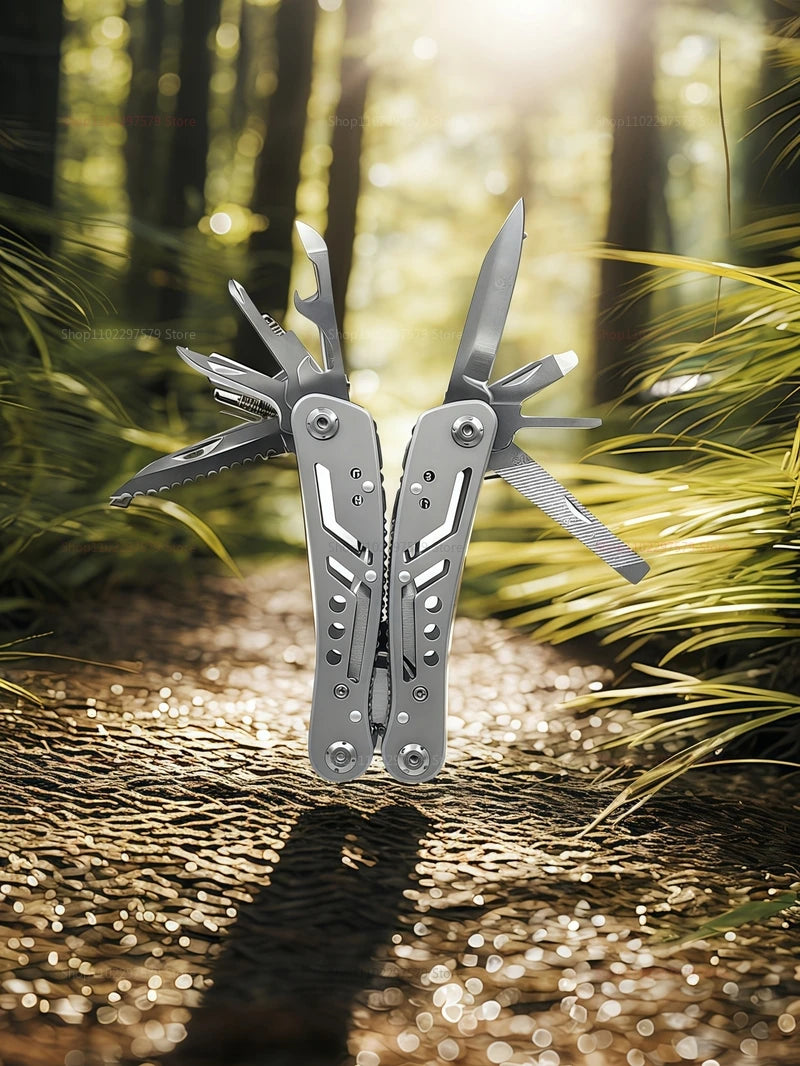 Multi-Tool Pocket Knife Pliers Folding Mini Portable Outdoor Tactical Survival Rescue Repair Tool for Camping Hiking Emergency