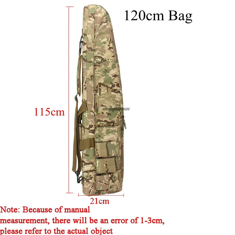 70 95 115cm Gun Bag Case Tactical Rifle Bag Backpack Sniper Carbine Airsoft Shooting Carry Shoulder Bags for Hunting Tools