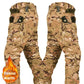 （Not A Set） RU Camo Waterproof and Warm Men's Winter Soft Shell Special Tactical Hooded Jacket Multi Pocket Tactical Pants