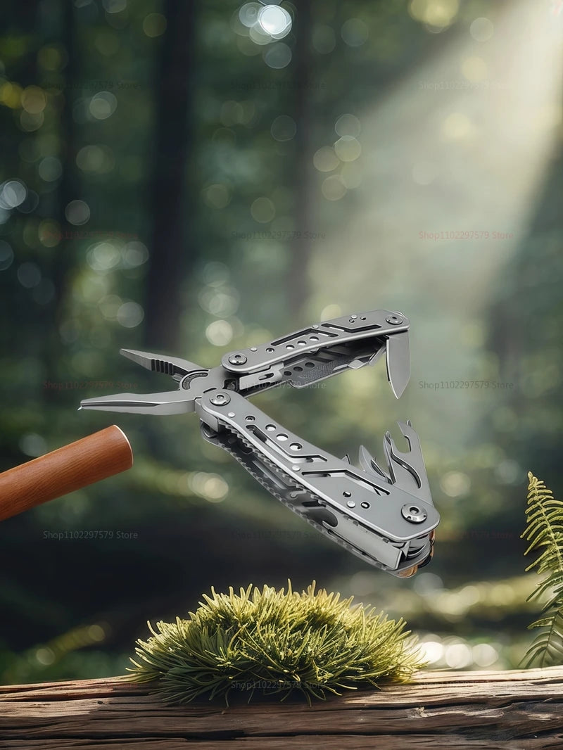Multi-Tool Pocket Knife Pliers Folding Mini Portable Outdoor Tactical Survival Rescue Repair Tool for Camping Hiking Emergency