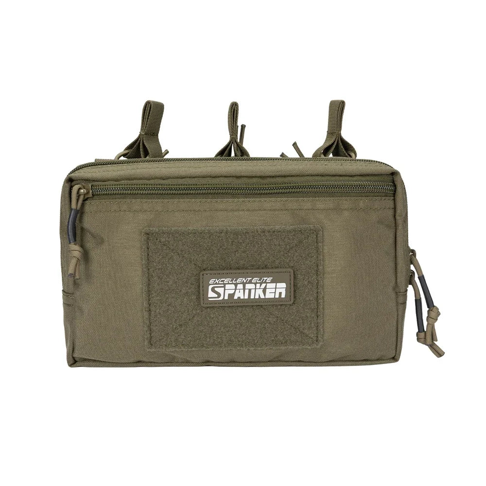 Tactical Molle Pouch with Triple Magazine Pouch Open-Top Mag Pouches Universal Cartridge Holder Accessories Bag
