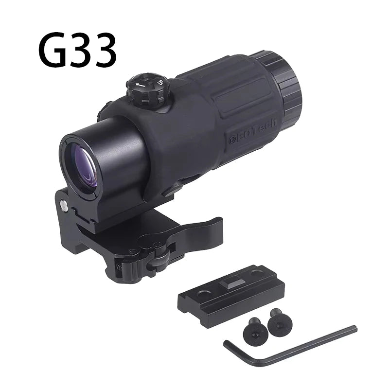 Eotech Holographic Sight Collimator G43/G33/G45 558 551 552 Red Dot Sight Optics Riser Mount 3X 5X Magnifier Airsoft 20mm Rail