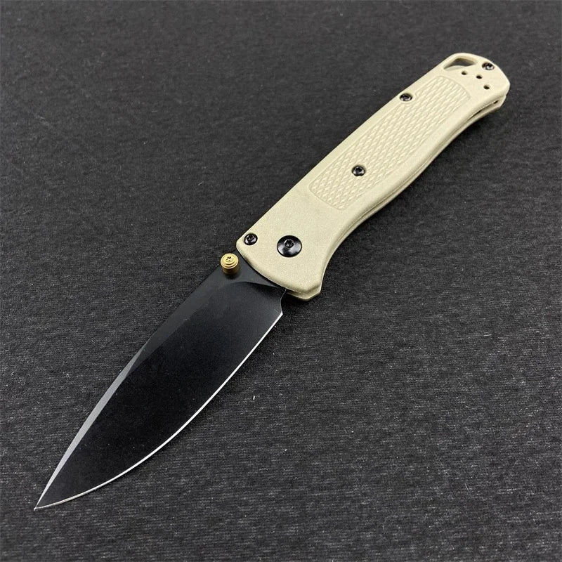 BM 535 Bugout Multi EDC Folding Knife Grivory Handle Drop Point Ultra Lightweight Outdoor Hunting Camping Fishing Pocket Tools