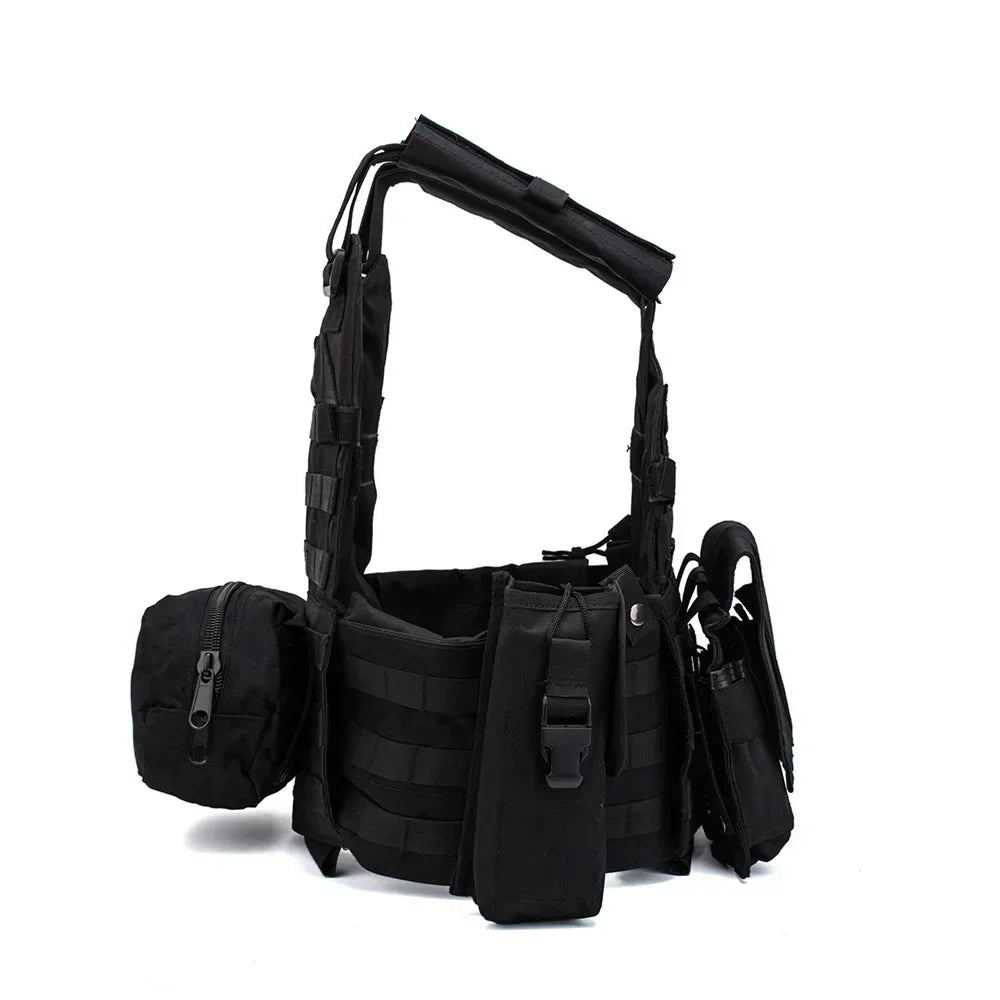 6094 Military Tactical Vest Body Armor Combat Army CS Gear Hunting Plate Carrier Airsoft Accessories Wargame Pouch Molle Vest