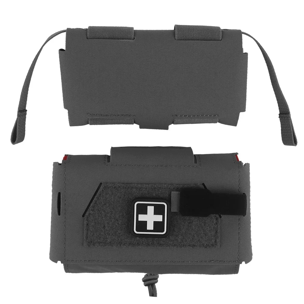 Camo Style MD2 Compact Trauma Kit Tactical IFAK Medical First Aid Pouch Outdoors Hunting Camping Patrol Survival Equipment
