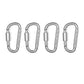 4-6PCS Carabiner Set For Key Camping Survival EDC Outdoor Keychain Clip  Alloy Aluminum Tactical Caribiner Hook Karabiners