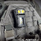 Multifunctional Ajustable Angle LED Flashlight Outdoors Tactical Portable Work Light Magnet USB Molle Backpack Camping Light