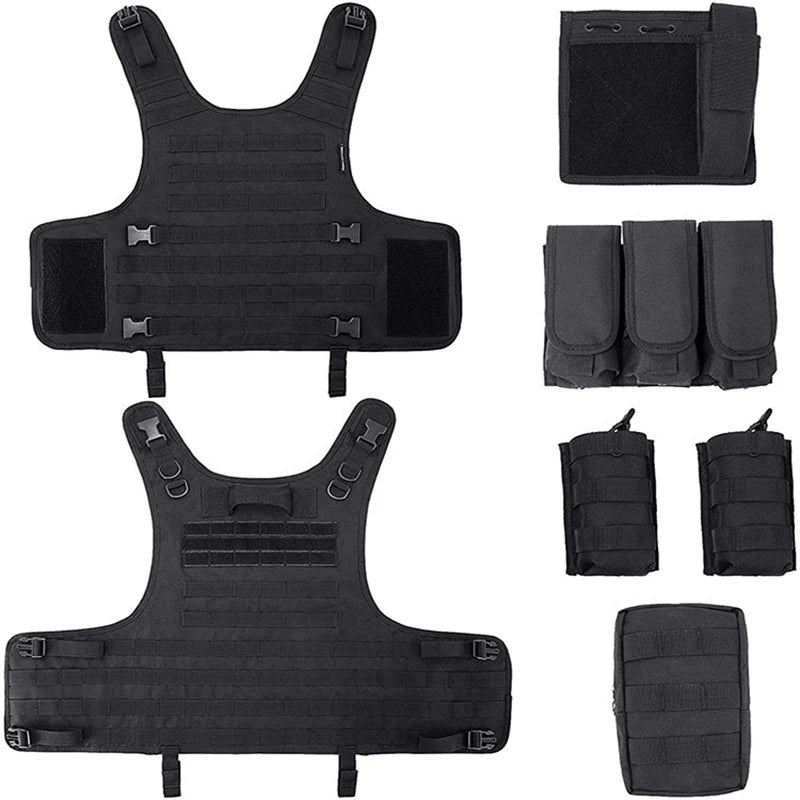 Military tactics Vest Flat Vehicle Swat Fishing and Hunting Equipment Military Army Armored Police Vest CS Painted Bullet Vest