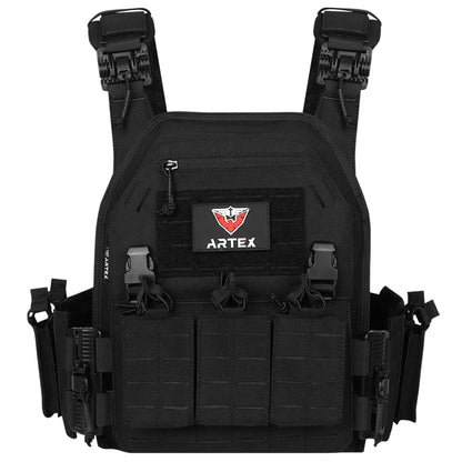 Artex New combat vest 6094 quick detachable light laser cut tactical vest black gear to carry airsoft carrier combat equipment