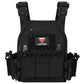 Artex New combat vest 6094 quick detachable light laser cut tactical vest black gear to carry airsoft carrier combat equipment