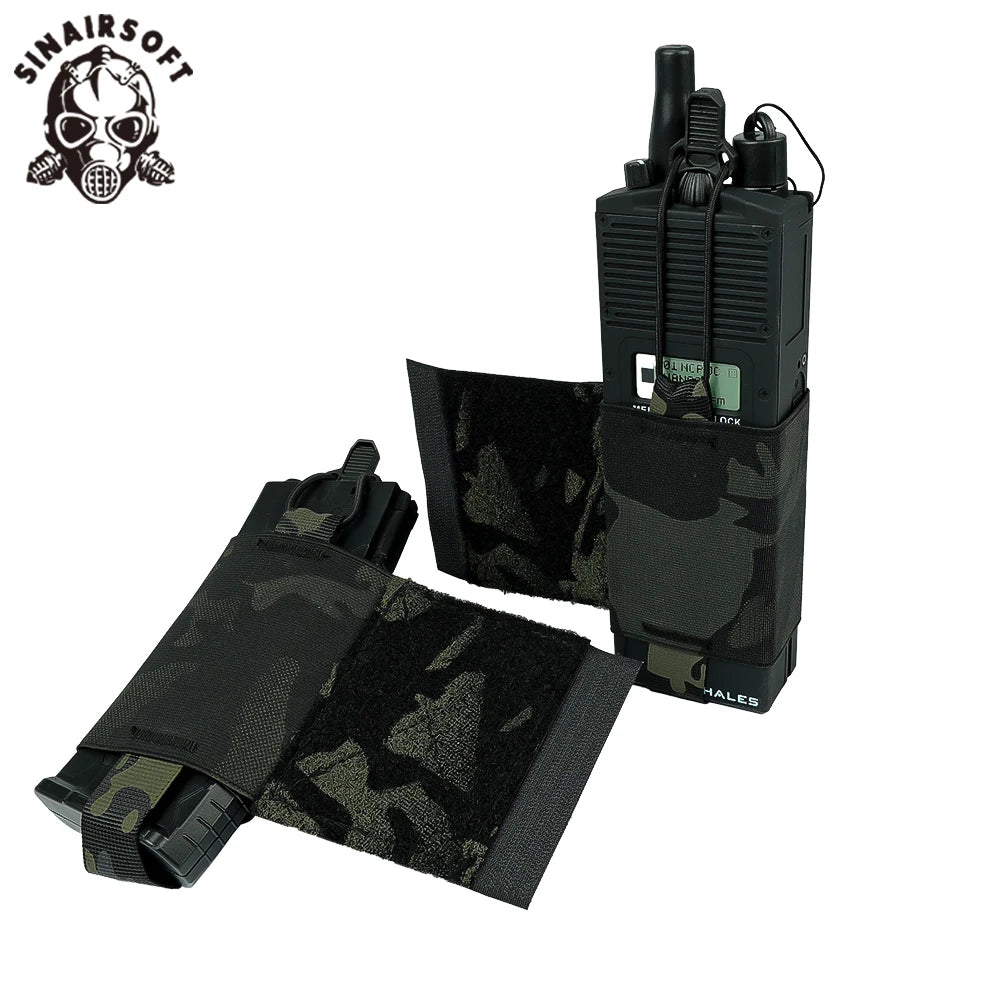Tactical Vest Wingman V2 Ferro Style Elastic Radios Holder Bag Magazine Pouch FCPC V5 Airsoft Hunting Equipment Radio Side Pack