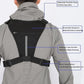 Outdoor Tactical Vest Multi-Functional Waterproof Wear-resistant Backpack Men's Tactical Chest Bag for Hunting Fishing Camping