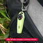 Kanpas Mini Whistle compass with Stainless Steel Buckle/Diving compass with survival whistle/ Powerful luminous