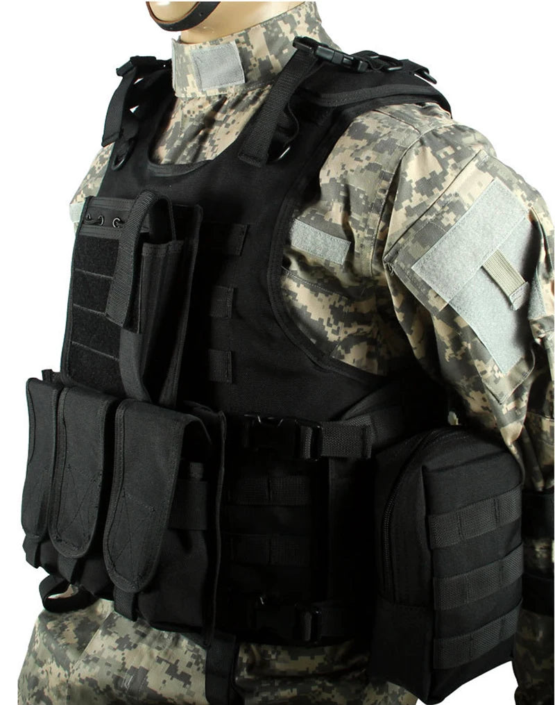 Military tactics Vest Flat Vehicle Swat Fishing and Hunting Equipment Military Army Armored Police Vest CS Painted Bullet Vest