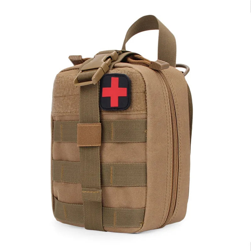 Hot!Tactical Hunting EDC Molle Pouch Outdoor Survival Emergency Medical Kit IFAK Waist Pack Bag First aid kit Hiking Accessories