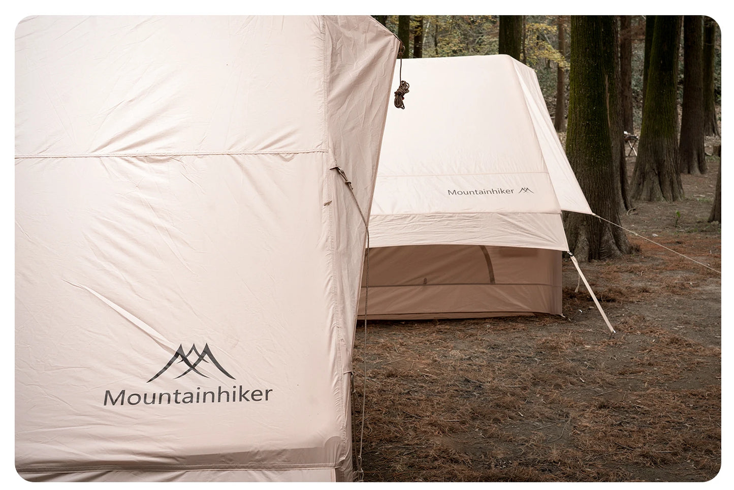 MOUNTAINHIKER Extra Large 3-6 Person Inflatable Family Camping Tent with High-Quality Windproof and Spacious Interior