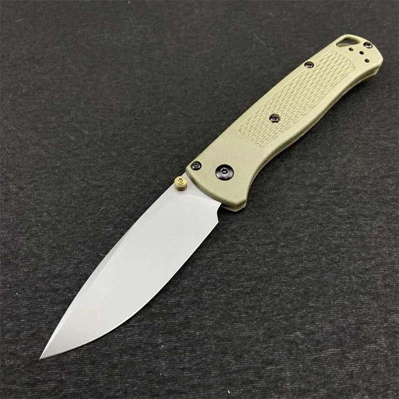BM 535 Bugout Multi EDC Folding Knife Grivory Handle Drop Point Ultra Lightweight Outdoor Hunting Camping Fishing Pocket Tools