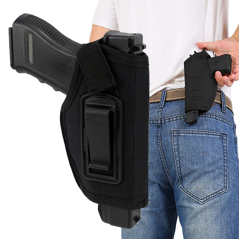 Tactical Nylon Holster Concealed Carry Holster Belt Clip Airsoft Gun Holster For G 17 19 P226 92 Colt 1911