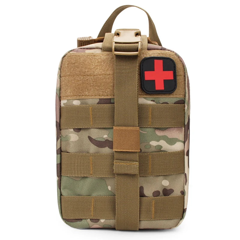 Hot!Tactical Hunting EDC Molle Pouch Outdoor Survival Emergency Medical Kit IFAK Waist Pack Bag First aid kit Hiking Accessories