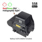 Eotech Holographic Sight Collimator G43/G33/G45 558 551 552 Red Dot Sight Optics Riser Mount 3X 5X Magnifier Airsoft 20mm Rail