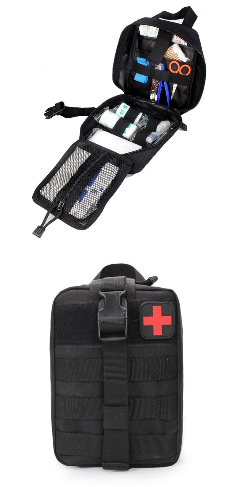 Hot!Tactical Hunting EDC Molle Pouch Outdoor Survival Emergency Medical Kit IFAK Waist Pack Bag First aid kit Hiking Accessories