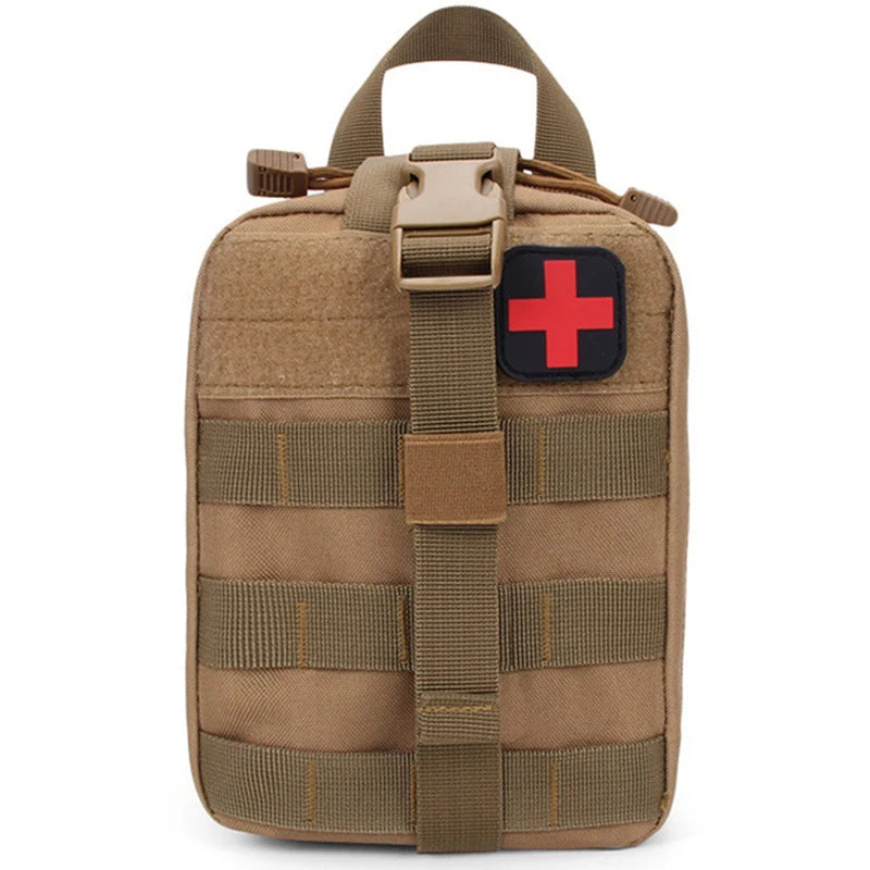 Hot!Tactical Hunting EDC Molle Pouch Outdoor Survival Emergency Medical Kit IFAK Waist Pack Bag First aid kit Hiking Accessories