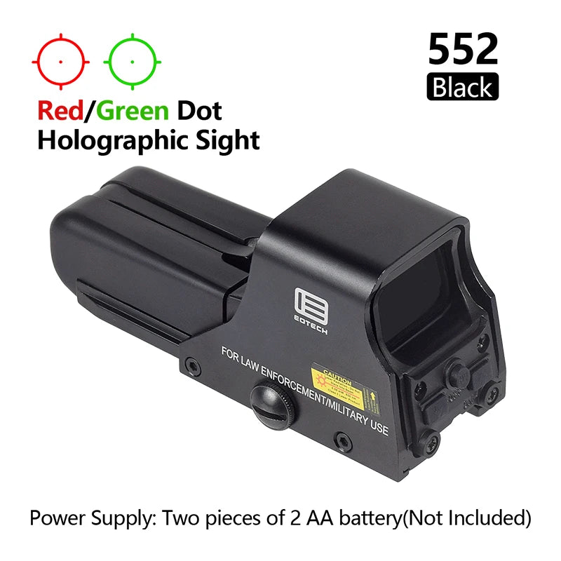 Eotech Holographic Sight Collimator G43/G33/G45 558 551 552 Red Dot Sight Optics Riser Mount 3X 5X Magnifier Airsoft 20mm Rail