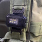 Outdoor EDC Portable Mini Light Camping Hiking Safety Flashing Light Strobe Light For Molle System  25mm Backpack Strap