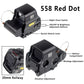 Eotech Holographic Sight Collimator G43/G33/G45 558 551 552 Red Dot Sight Optics Riser Mount 3X 5X Magnifier Airsoft 20mm Rail