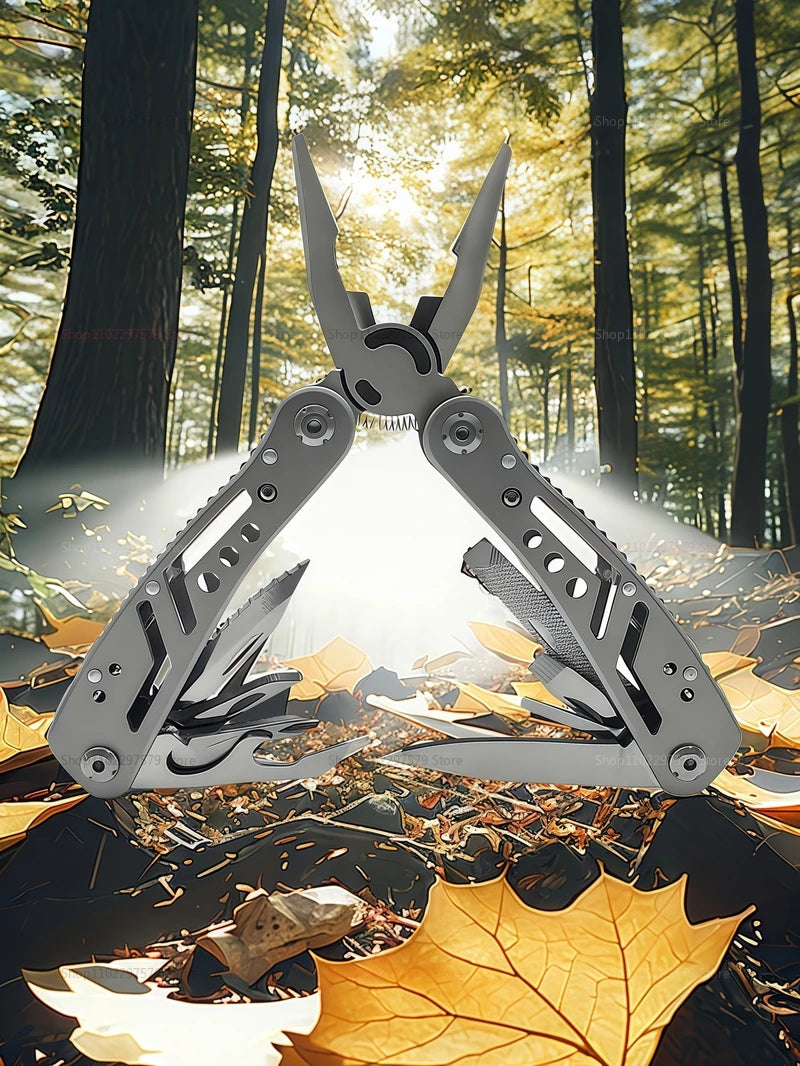 Multi-Tool Pocket Knife Pliers Folding Mini Portable Outdoor Tactical Survival Rescue Repair Tool for Camping Hiking Emergency