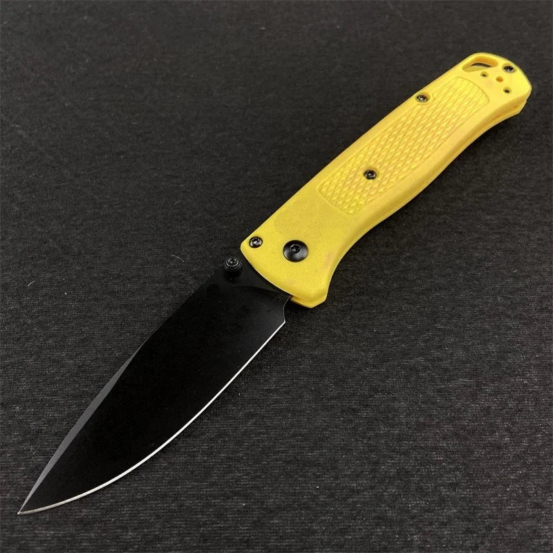 BM 535 Bugout Multi EDC Folding Knife Grivory Handle Drop Point Ultra Lightweight Outdoor Hunting Camping Fishing Pocket Tools